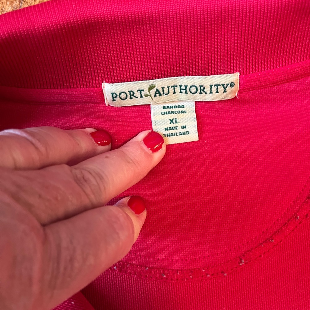 Men’s Port Authority Polo Shirt, Size XL, Red - Picture 9 of 13